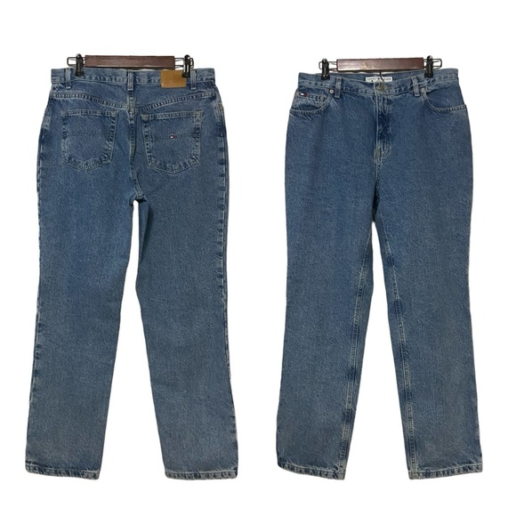 Tommy Hilfiger Jeans Vintage Y2K Stone Washed Jeans Blue - Picture 14 of 14